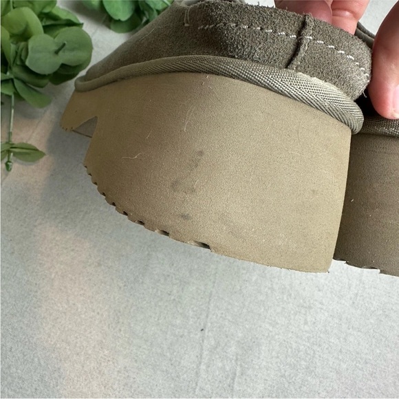 Project Cloud Johnna Platform Clogs Genuine Suede Uppers Gray Grey Size 8 - Picture 6 of 12